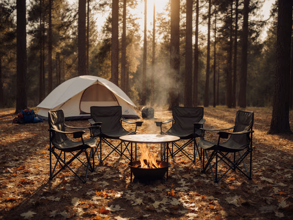 Eco Camping Furniture Systems: Stable, Height-Matched Sets